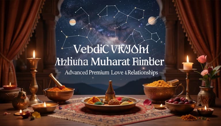 Vedic Vivah Muhurat Finder Advanced Premium Analysis Report - Vivah Muhurat and Love and Relationships