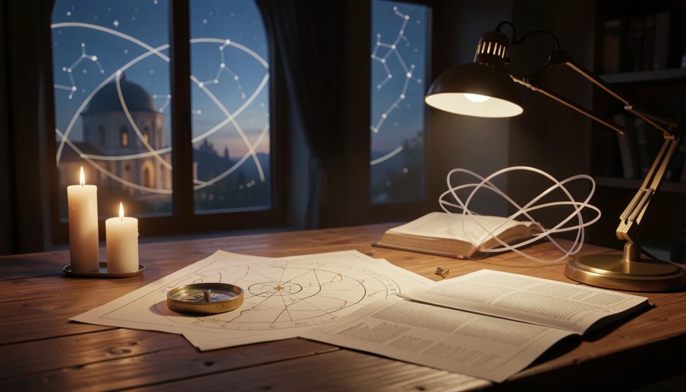 YesAstrology's astrology methodology explained: birth chart calculation, house systems, aspects, synastry, and accuracy limits. Learn how we interpret your...