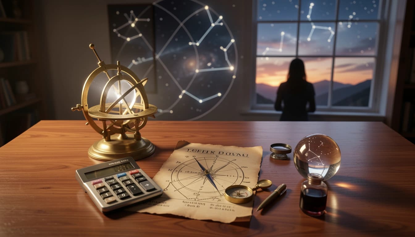 Free zodiac sign calculators for Sun, Moon, Rising and all planetary placements.