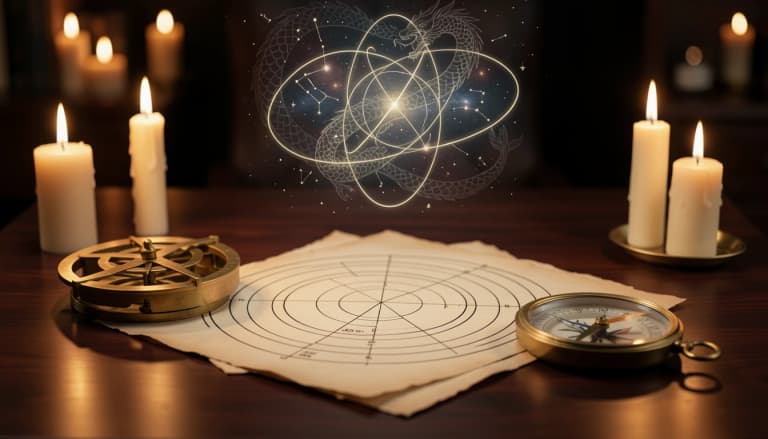 Compare two Draconic charts to reveal karmic bonds, soul contracts, and spiritual partnerships. Free tool with detailed aspect interpretation.