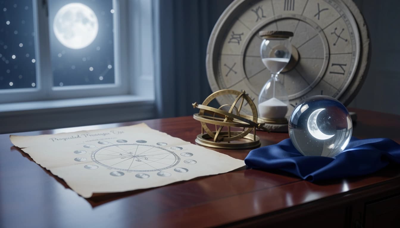 Free Secondary Progressed Moon Calendar & Phase Calculator