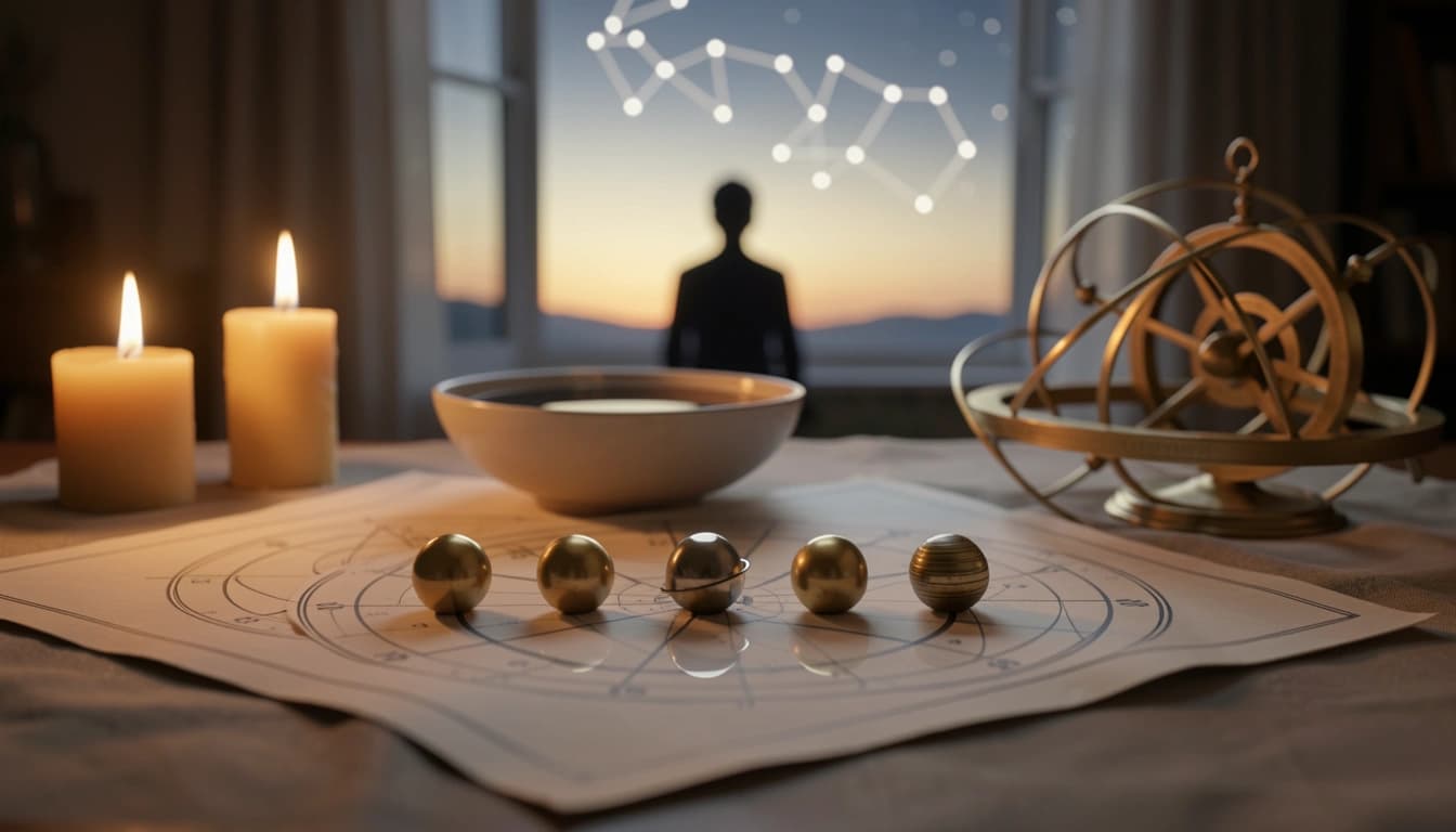 Calculate your Sun, Moon, Rising, Mercury, Venus and Mars signs - the six placements that shape your core personality.