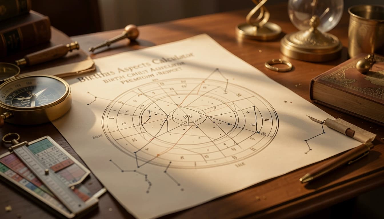 Comprehensive astrological analysis, planetary mechanics, and actionable insights for Birth Chart Aspects Calculator Premium Report. Discover key timings a