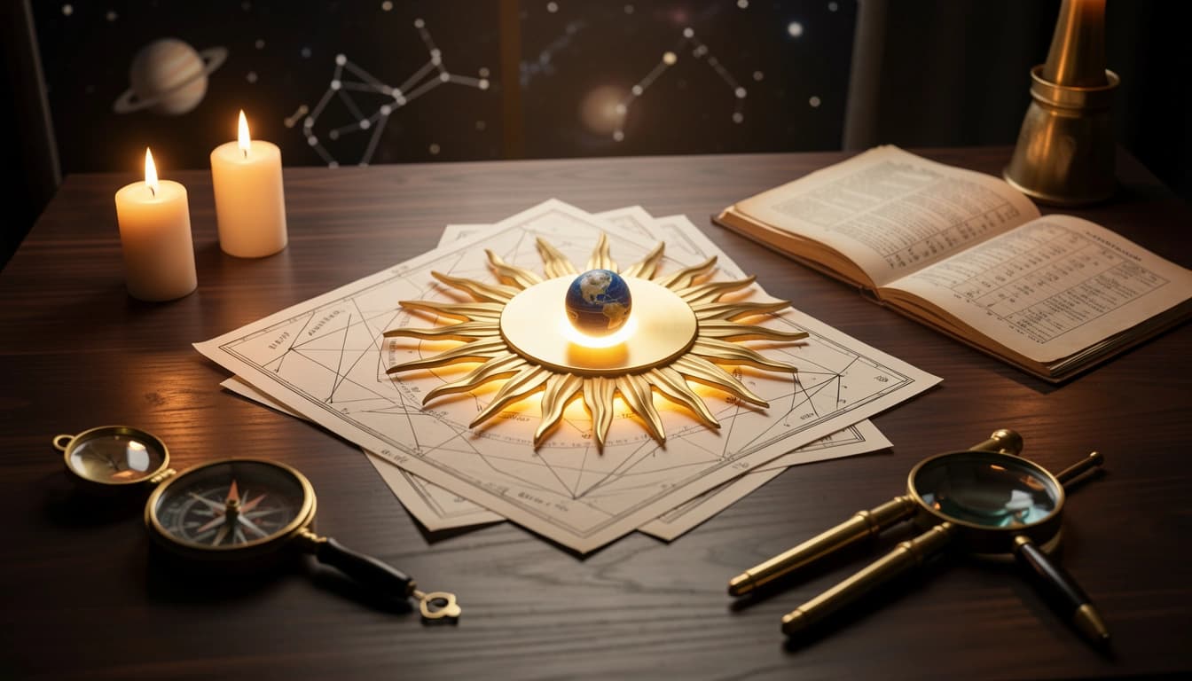 Find planets that are Cazimi (in the heart of the Sun) or Combust in your natal chart, with a full premium report.