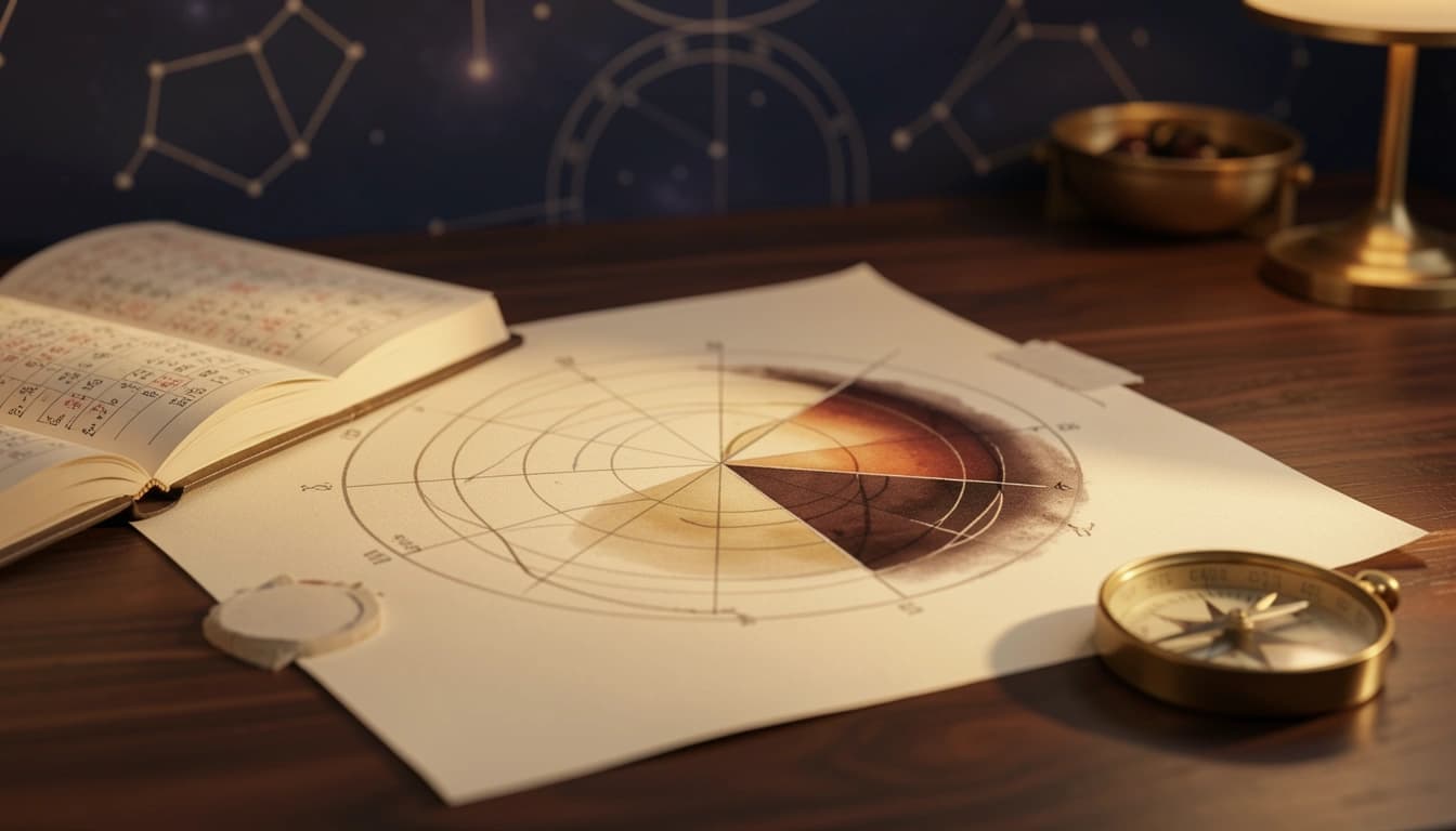Find the dominant zodiac sign shaping your natal chart through placement concentration, house emphasis and weighted distribution.