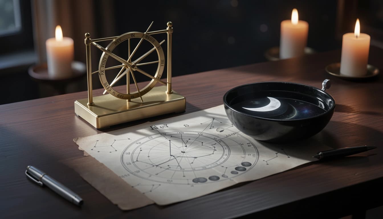 Find your North Node and South Node placements instantly with our free lunar nodes calculator. See what your nodes reveal about purpose, growth and life path.