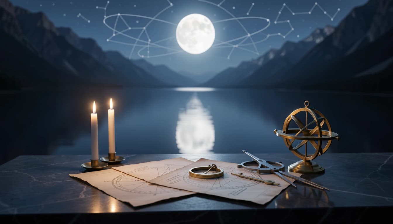 Find your White Moon Selena sign free. See how this point of spiritual protection, divine feminine energy and highest potential shapes your chart.