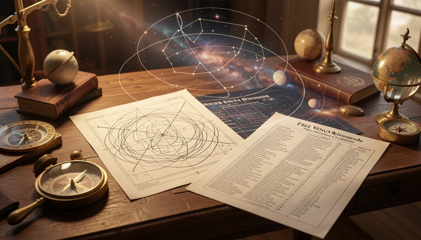 Find Venus retrograde dates 2024–2030, current status, and impact on your natal Venus sign. Free calculator and calendar from YesAstrology.