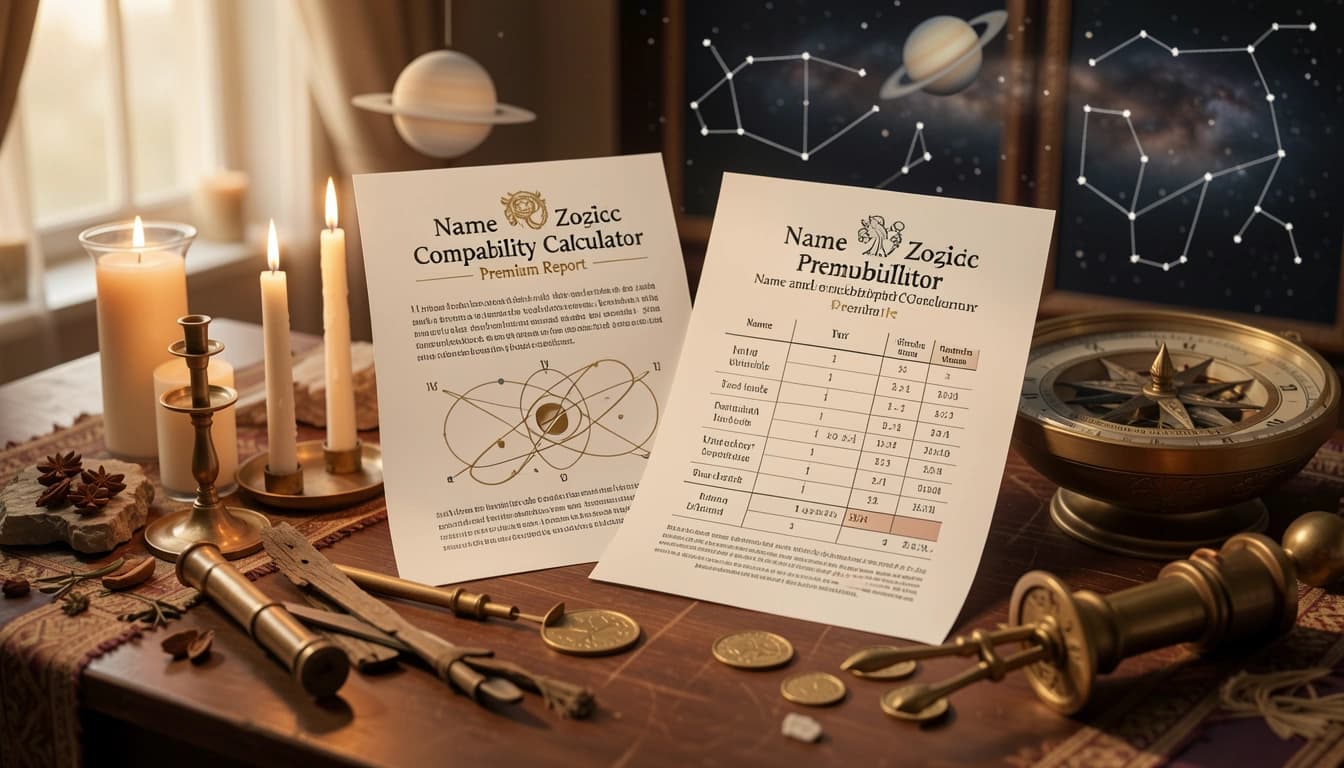 Check how the numerological vibration of your full name aligns with your zodiac sign for personality harmony analysis.