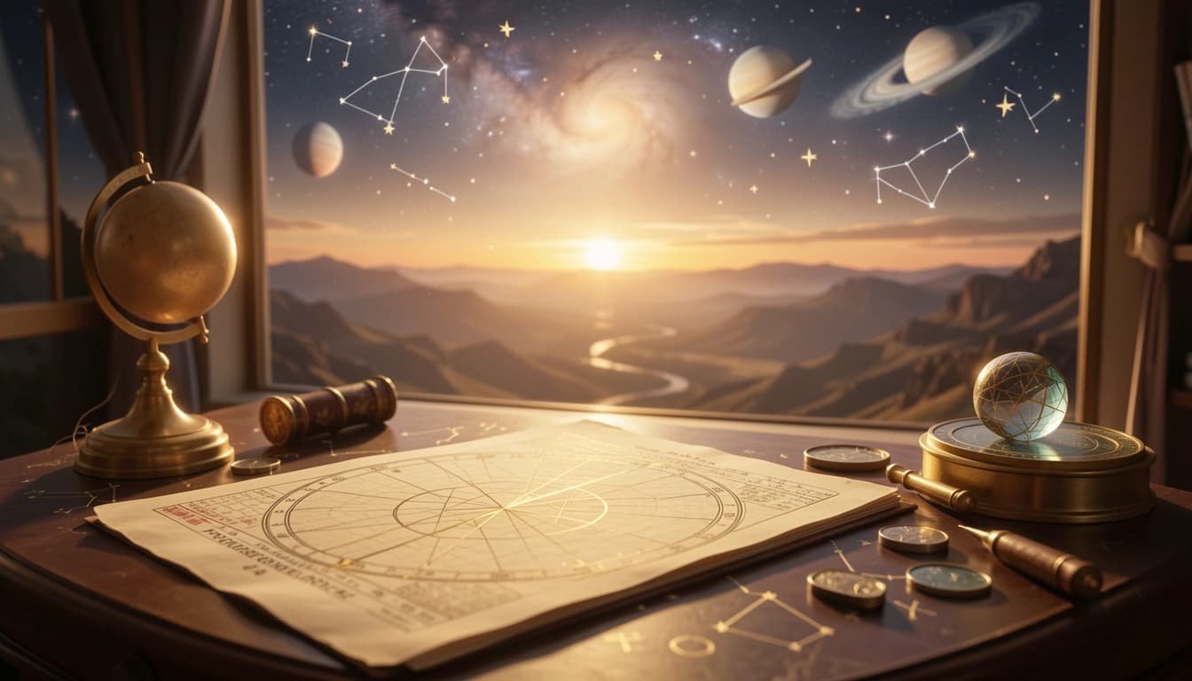 Find conjunctions between key fixed stars like Sirius, Regulus, or Algol and your natal planets with precession-corrected coordinates.