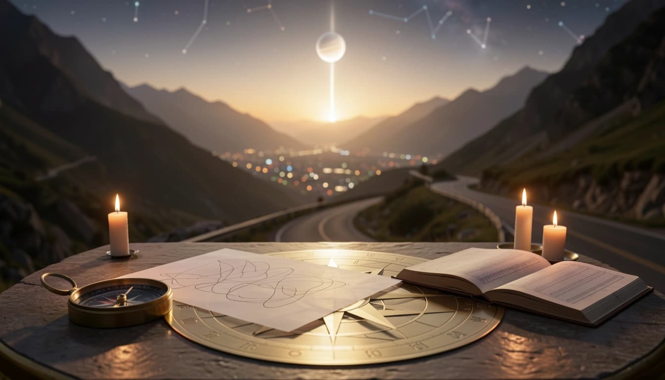 Recalculate your natal houses and angles for a destination city. See how moving shifts your chart's houses, angles, love, career and inner life.