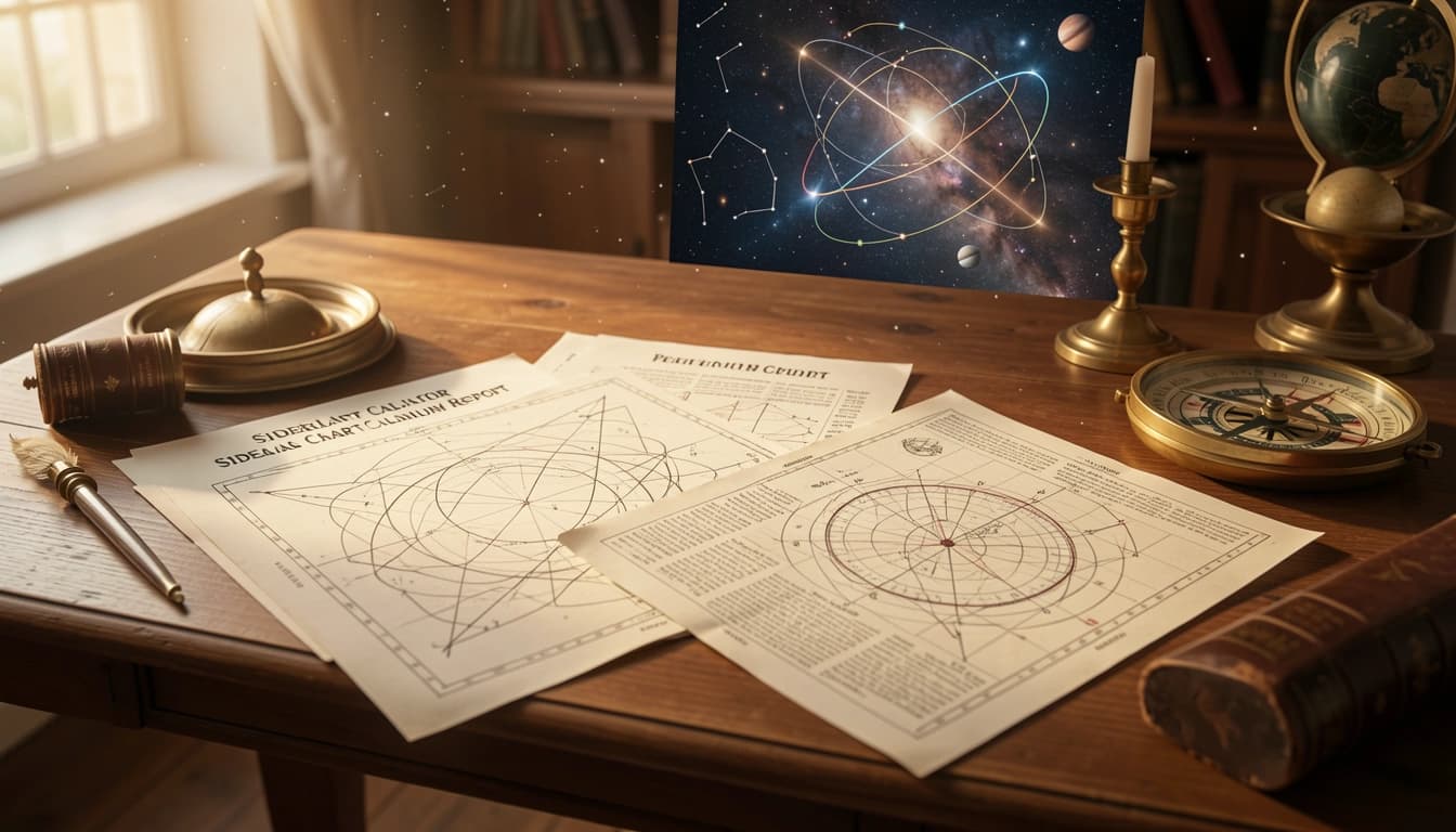 Calculate your birth chart using the sidereal zodiac and Lahiri ayanamsa. Explore placements, planetary archetypes and core insights in your premium report.