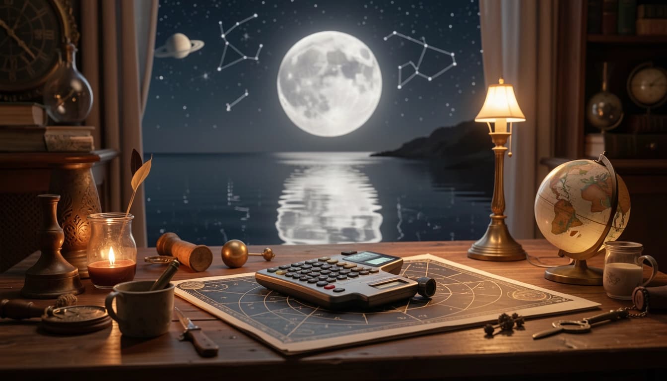 Calculate Void of Course Moon periods and active timing guidance for daily planning. Find free void-of-course windows on YesAstrology.
