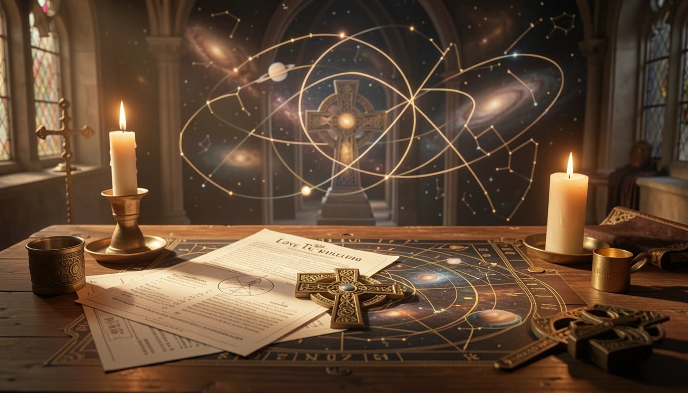 Comprehensive astrological analysis, planetary mechanics, and actionable insights for Celtic Cross Love Tarot Calculator. Discover key timings and guidance