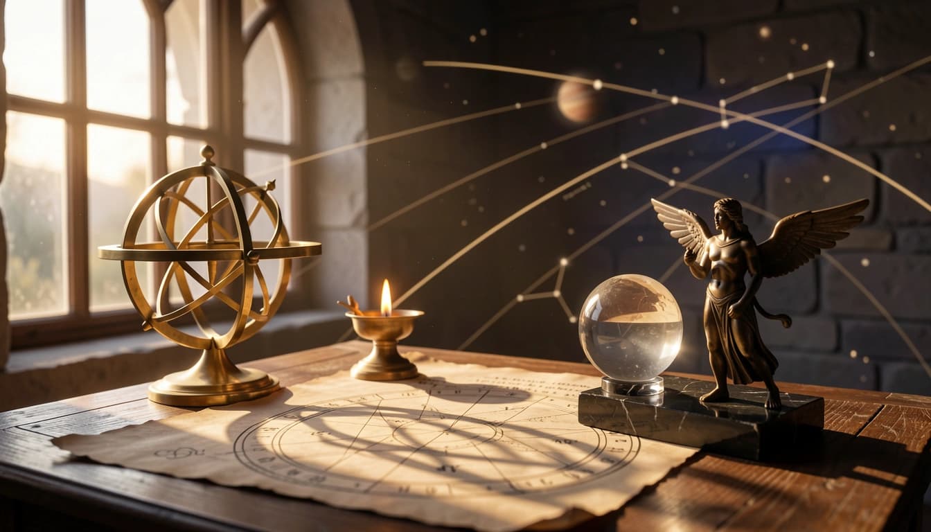 Calculate your Hellenistic Lot of Spirit (Pars Spiritus) by day or night sect. Reveal your soul purpose, spiritual calling, and ruling planet.