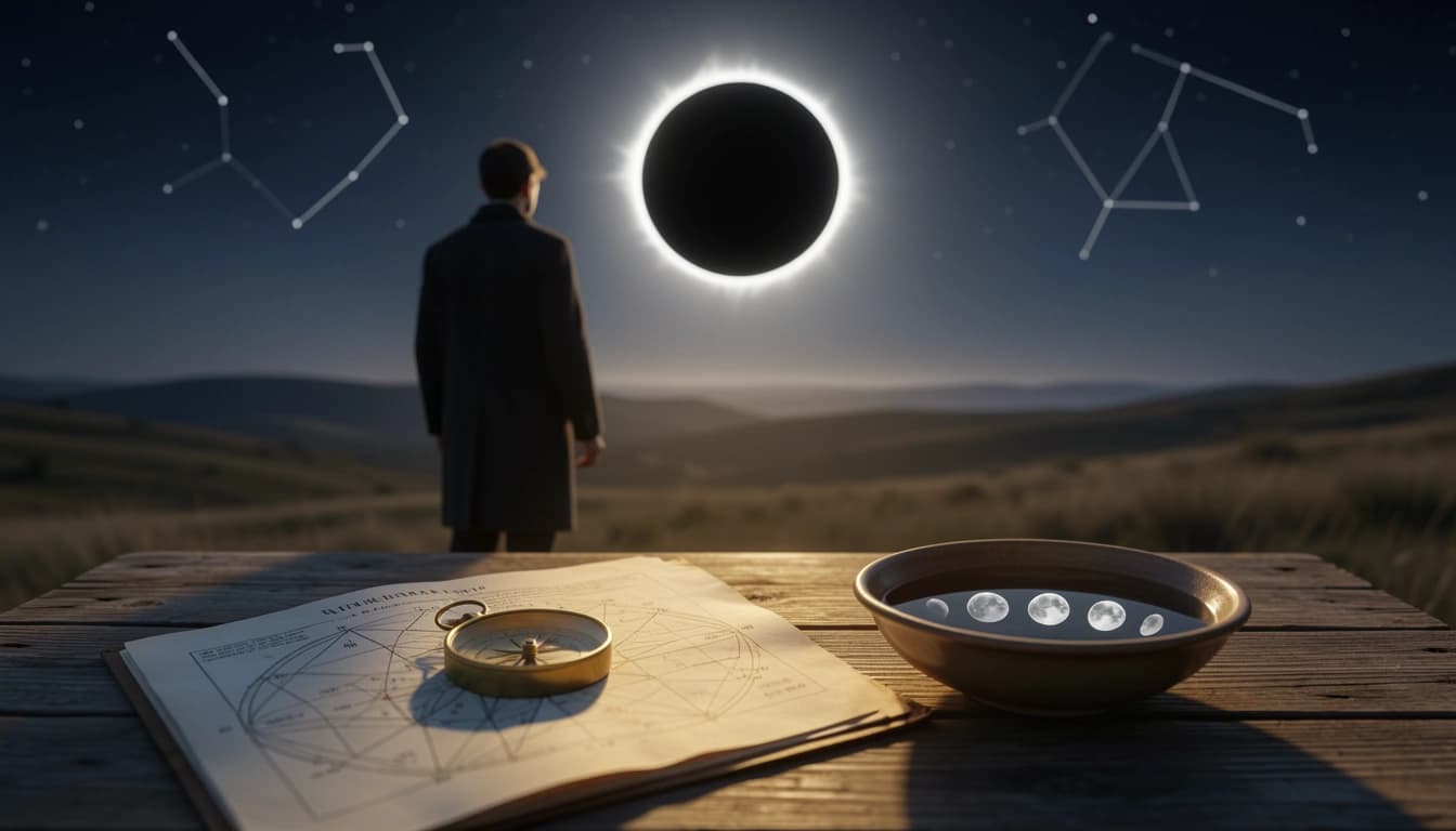 See how current and upcoming solar and lunar eclipses touch your natal chart. Identify activated house axes, sensitive contacts and awakening milestones.